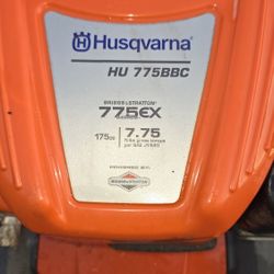 Husqvarna HU 775BBC REAR WHEEL DRIVE Professional Grade Self-propelled Lawnmower 
