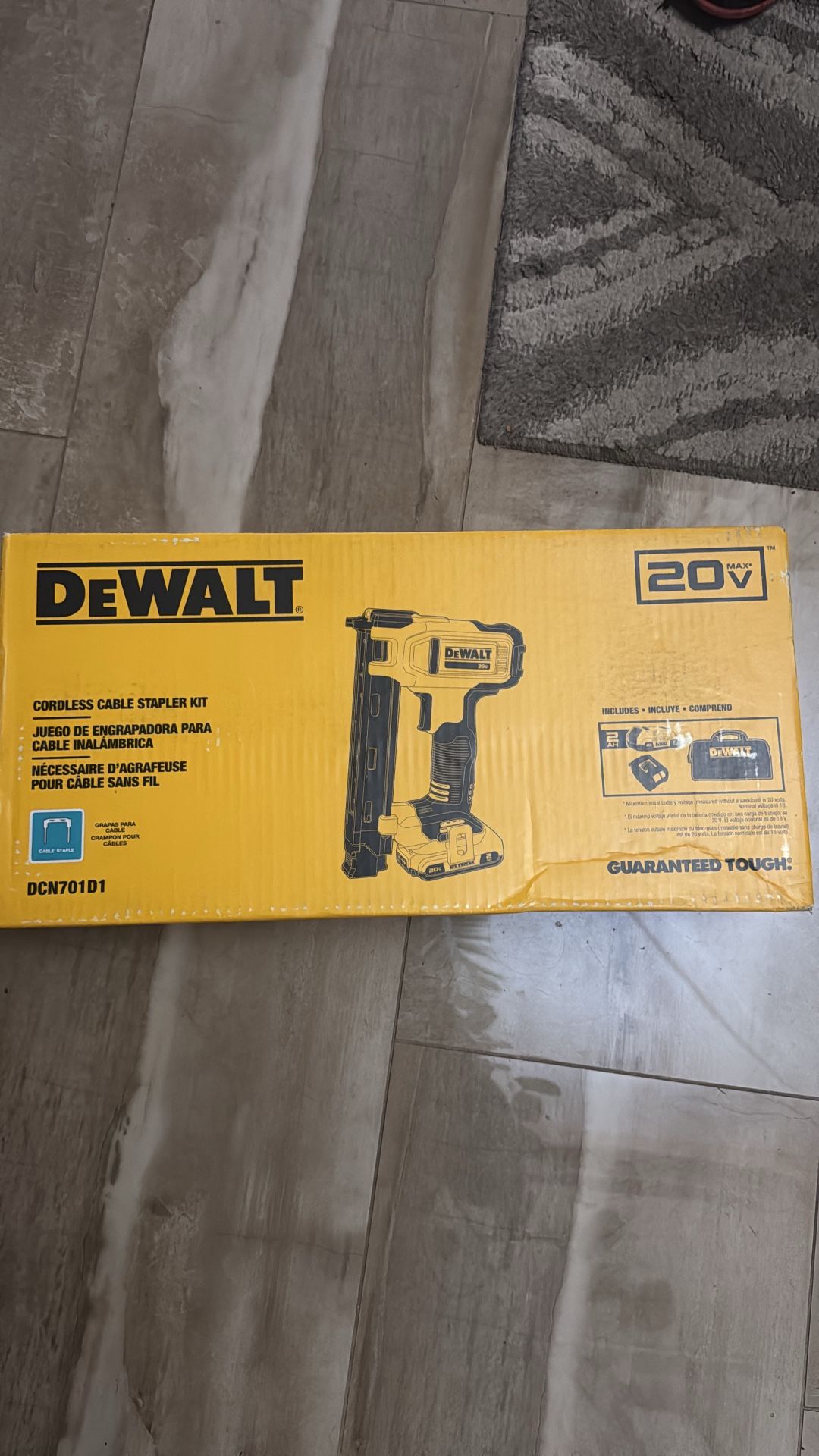 Dewalt cordless stapler kit(Battery + Charger)