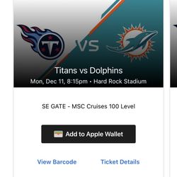 Dolphins Tickets 