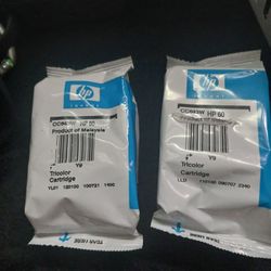 HP 60 Tri COLOR INK cartridges
