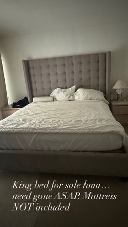 King size bed frame