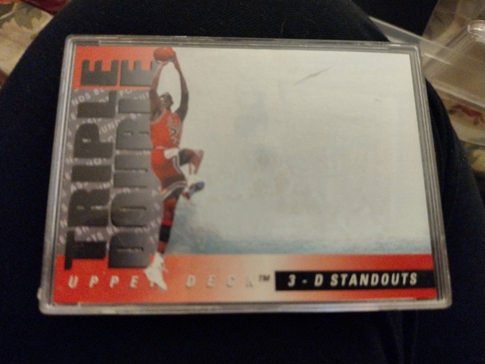 3D Micheal Jordan Vintage Collectible Card