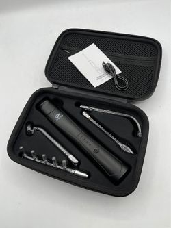 Portable High Frequency Facial Wand with 4 Electrodes (Black)