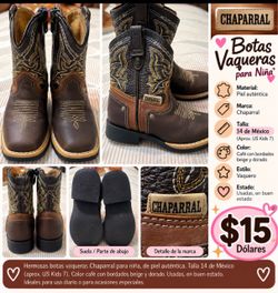 Botas para niña