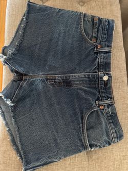 Blue Denim Cutoff Jean Shorts- Levi’s
