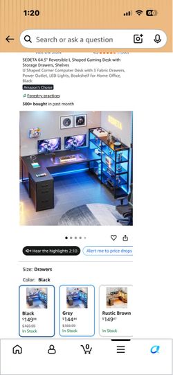 Gaming desk