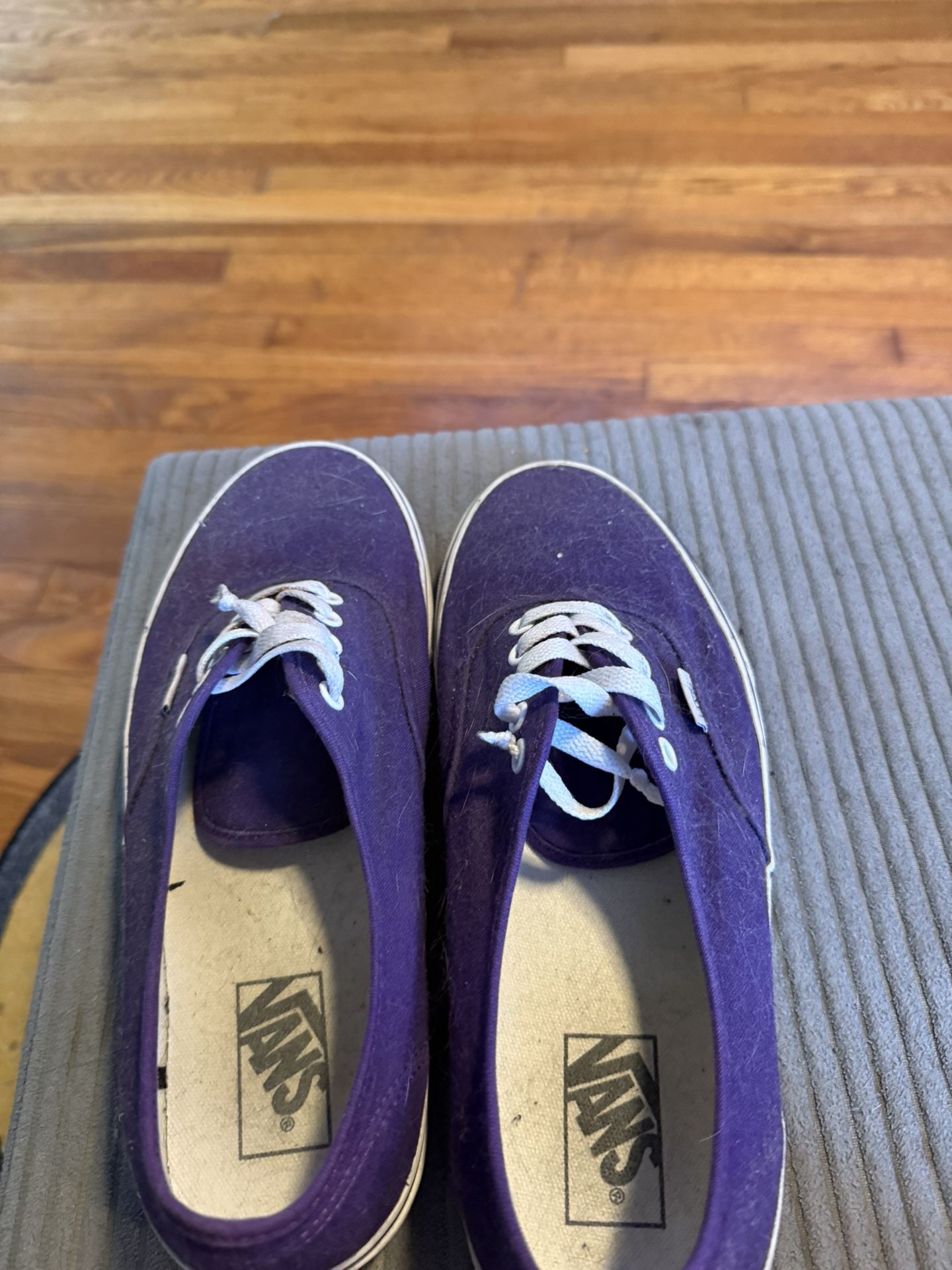 Purple authentic vans