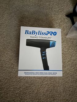 BaBylissPRO® Nano Titanium™ Limited Edition Black & Blue Professional High-Speed Dual Ionic Dryer