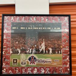 Anaheim Angels Vintage Championship Framed Photos 