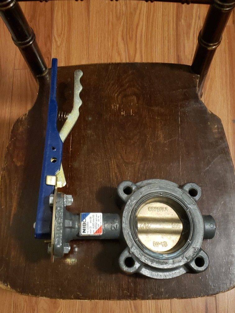 NIBCO butterfly Valve & Lever (New)
