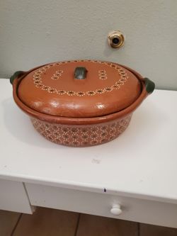 Large clay cazuela