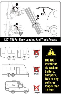 Tyger ski rack clearance