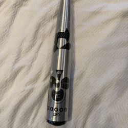 DeMarini 2022 The Goods 33”-3 BBCOR Baseball Bat - Silver/Black, 29oz