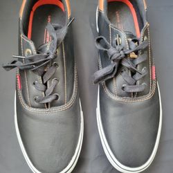 UP FOR SALE IS A SET OF LEVI'S MENS 13 CANVAS SHOES