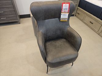 CHARCOAL ACCENT CHAIR