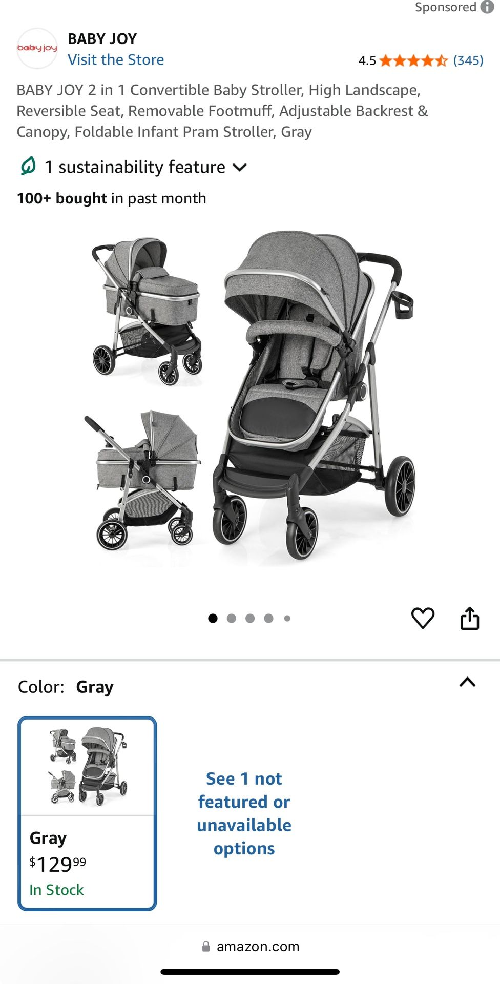 New Baby Joy Stroller