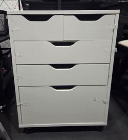 White drawer