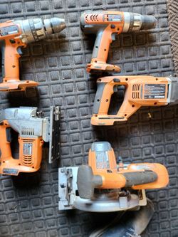 Ridgid tools set not charger and battery
