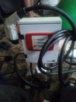 Leviton EVR-Green 160". Electric car charger