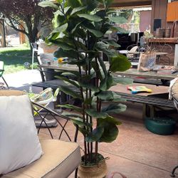 Faux Fiddle Leaf Fig Tree