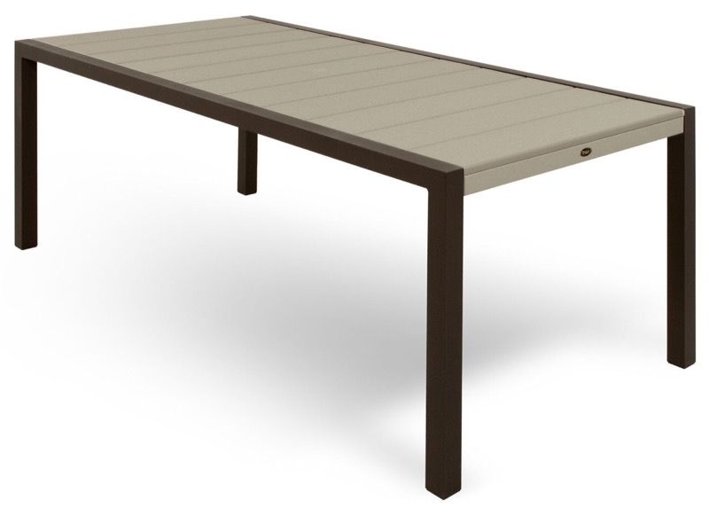 Trex Outdoor Furniture TX8310-16SC Surf City Dining Table, 36 by 73-In