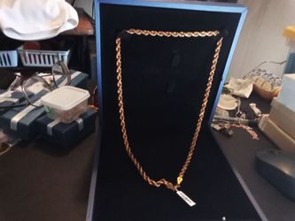 10 K gold rope chain