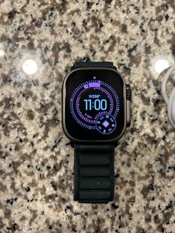 Brand New Apple Watch Ultra 3 gps + cellular 49mm Unlocked 100% battery health 1 year warranty comes with charger