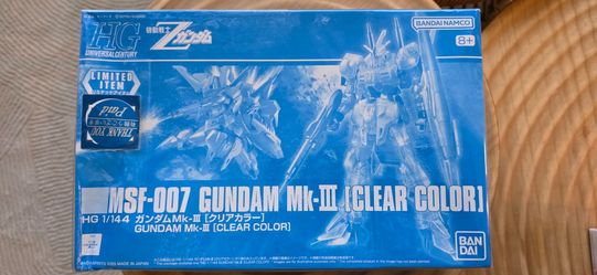 HG 1/144 Gundam Mk-III Clear Color MSF-007 Limited Model Kit