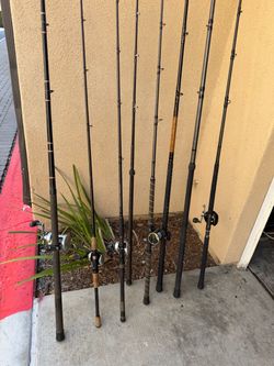 Fishing Lot shimano seeker cal star phoenix rod deckhand rods custom