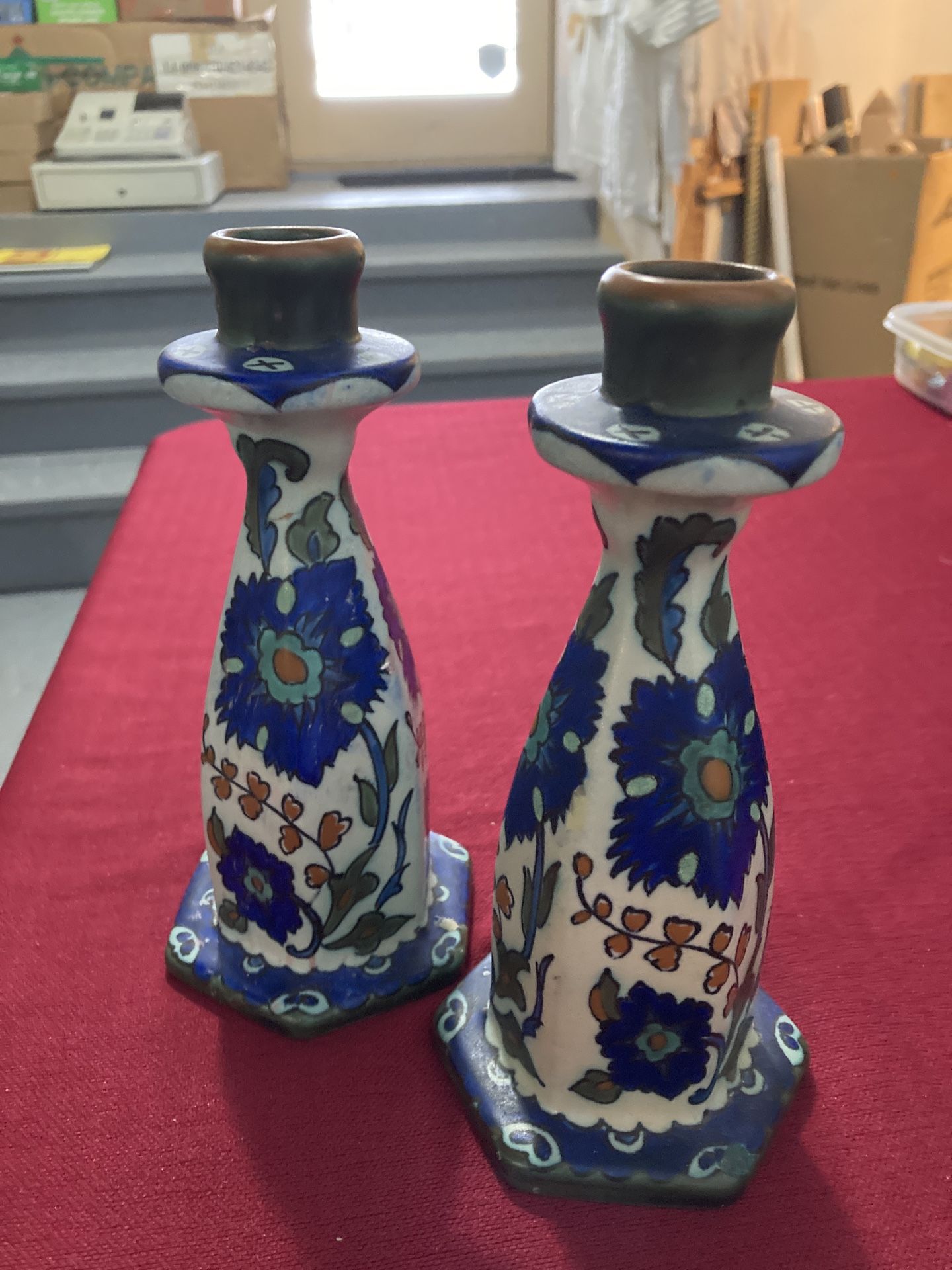 Set Of 2 Candle Holders.