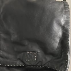 Black Leather Ralph Lauren Bag