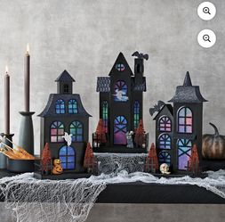 Halloween haunted Village
