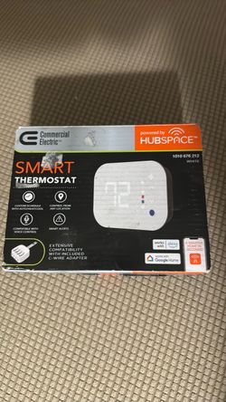 Commercial Electric Smart Thermostat White
