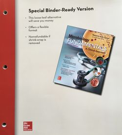 GOOD CONDITION: Cowan s Microbiology Fundamentals: A Clinical Approach Loose Leaf, Complete 2nd Edition by Jennifer Bunn and Marjorie Kelly Cowan $19