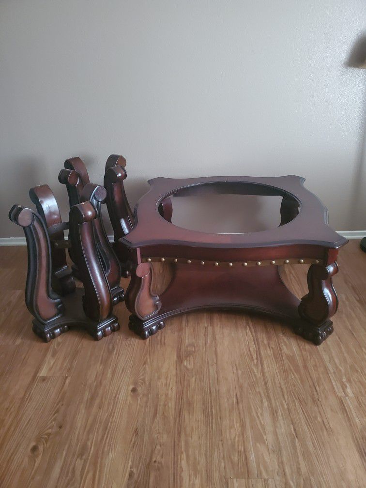 For Sale Glass Coffee Table And Two End Tables