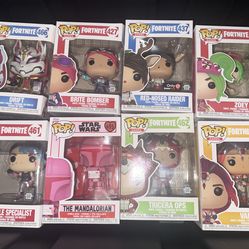 Fortnite Funko Pops and Star Wars