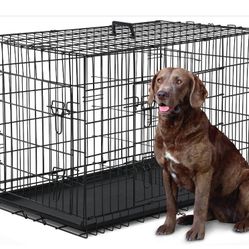 Dog Cage Crate Kennel New Indoor Outdoor Carpet  Med Large