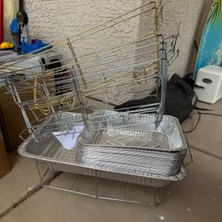 Chafing Dish Racks with Aluminum Pans