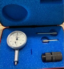Central Tools Dial Indicator w/attachments and case