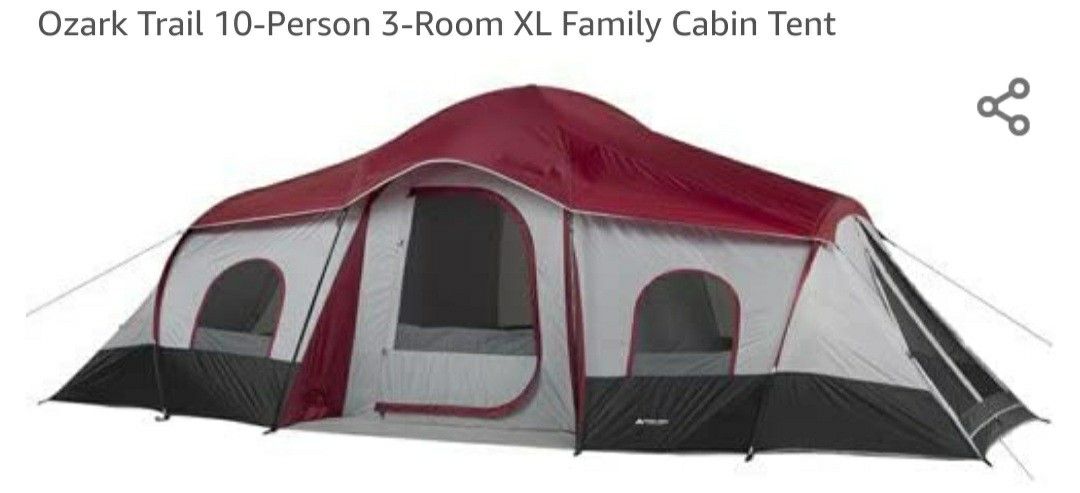 3 room tent