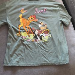 Disney Bambi Shirt Size Medium 