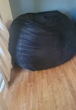Giant shredded foam beanbag chair