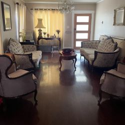 Rare Vintage Victorian Living Room Set