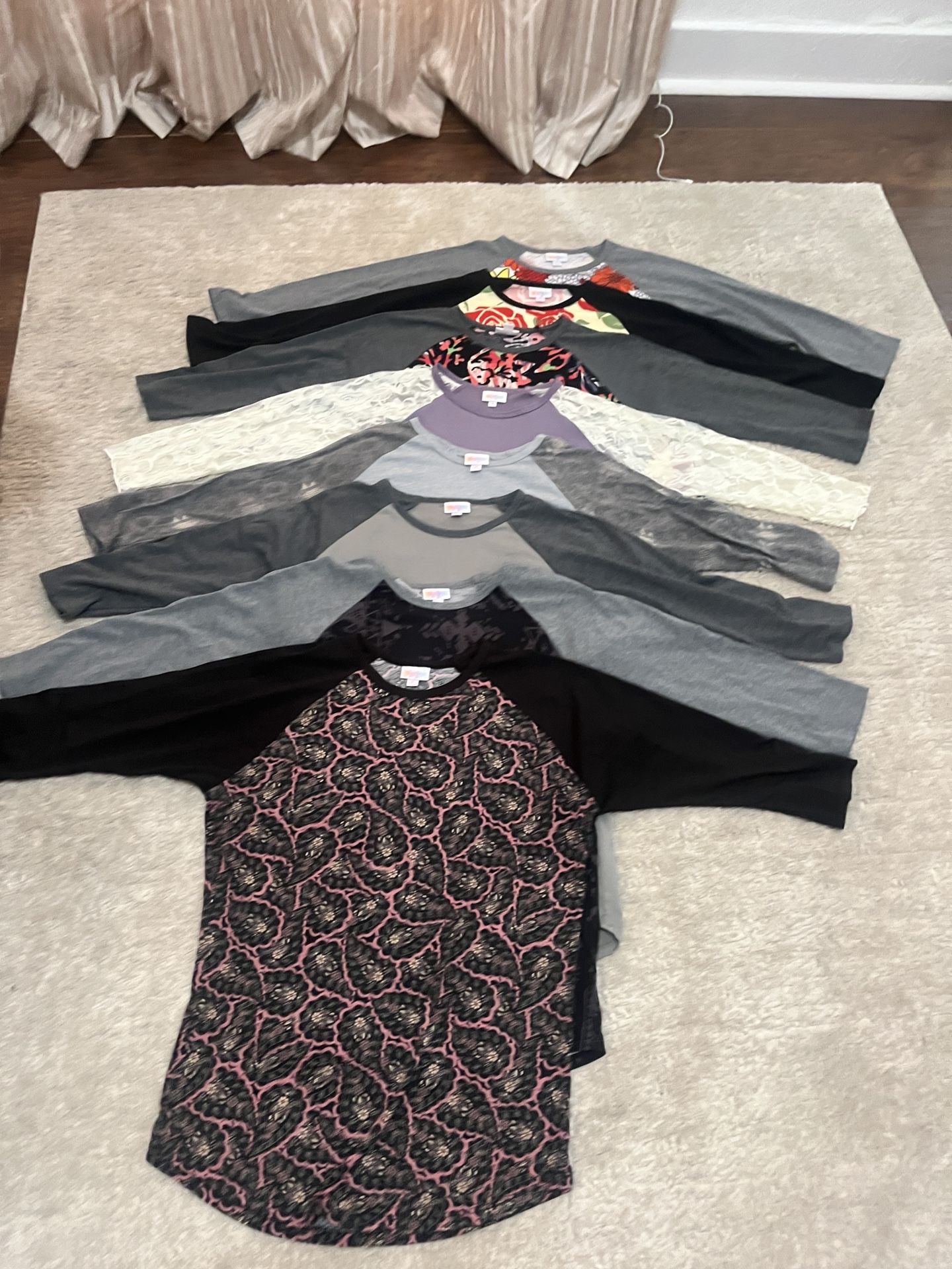 8 3/4 sleeved shirts