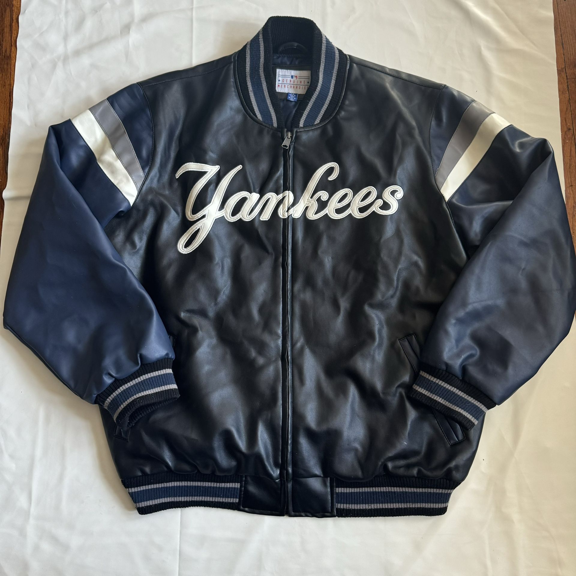 Vintage Yankees Leather Jacket