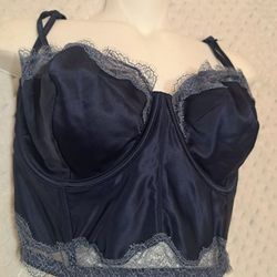 Victoria Sicret Satin  Corset Bustier  Size 38 DDD 