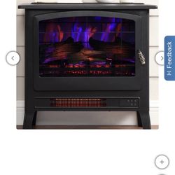 New In Sealed Box - Bayside Infrared Electric Stove Heater / Fireplace Stove Heater