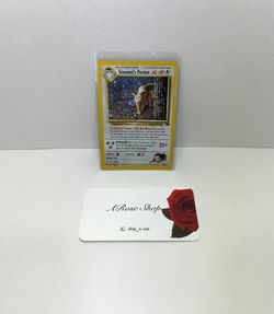 Giovanni’s Persian #8/132 Gym Challenge Set Holo Card