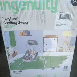 Ingenuity Baby Swing – Twinkle Tails w/ Lights & Music 🐰 $50, OBO