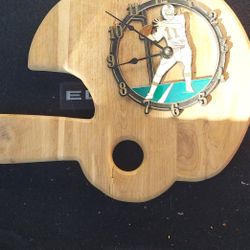 Vintage Football Wood Clock 